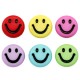 Acrylic beads Smiley Multicolour-black mix